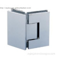 shiny chrome plated over zinc alloy glass to glass hinge